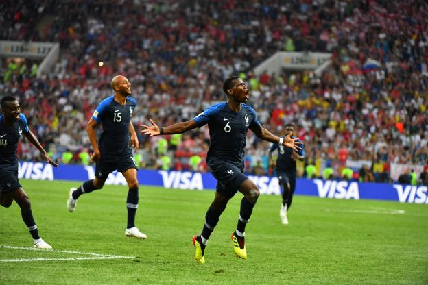 Les Crampons Port S Par Paul Pogba En Finale De La Coupe Du Monde