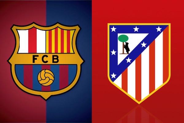 Liga FC Barcelone Atlético les compositions officielles