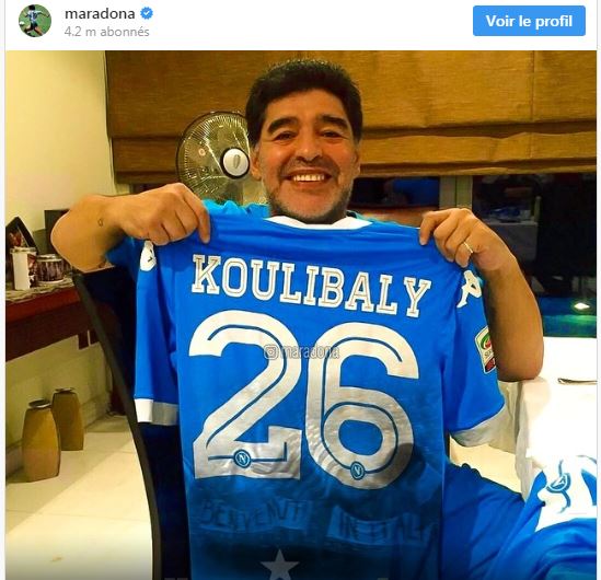 Maradona soutient Kalidou Koulibaly
