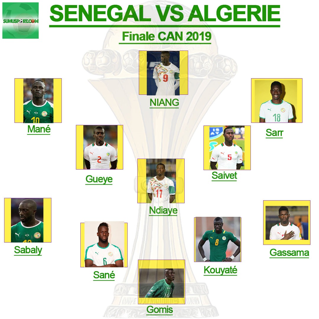 11 senegal algerie finale can 2019