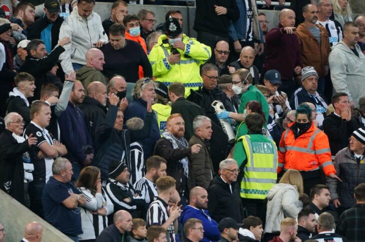Le fan de Newcastle victime d'un malaise